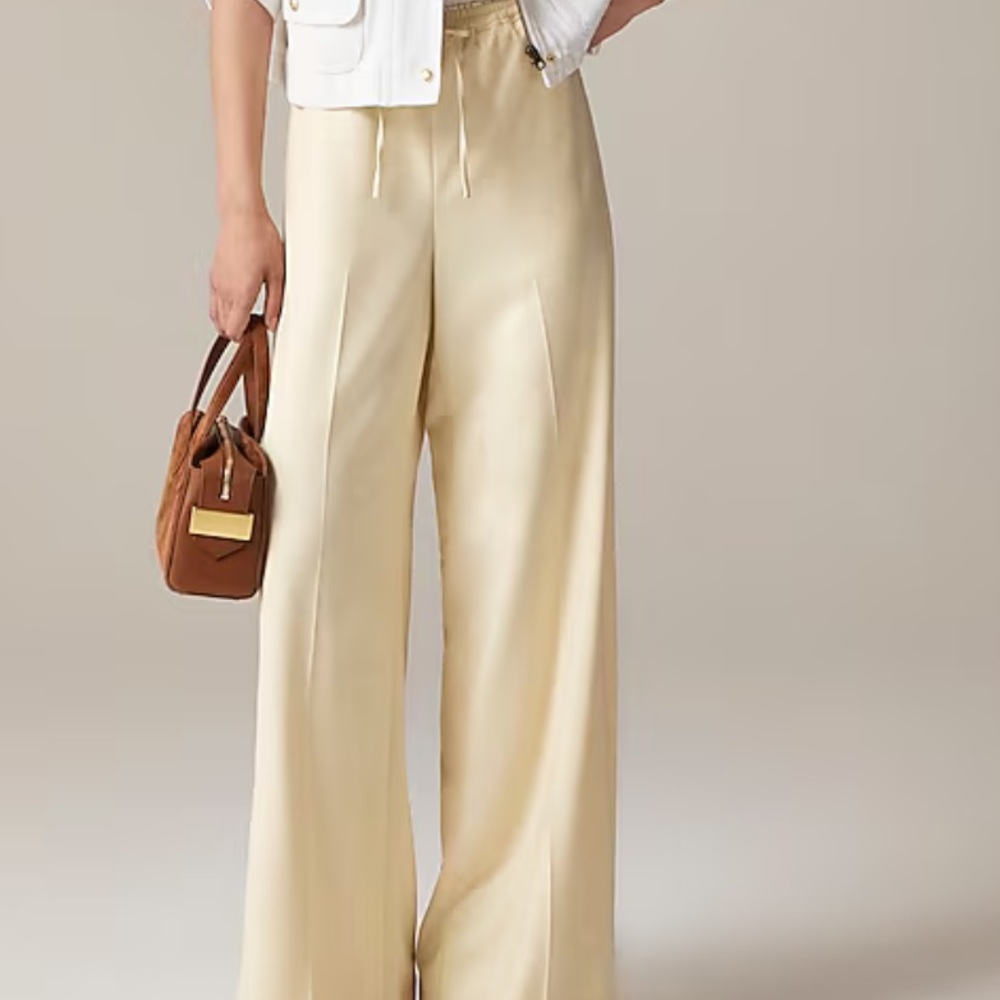 NWT J. Crew Superwide Stratus Pant in City Twill Size 4 Fits 6
